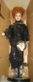 Black Dress 21" Porcelain Doll