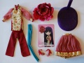 Цветок-украшение для волос, брюки, юбка, туника, туфли, подставка для куклы.